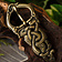 Viking klamra Midgard węża z brązu - Celtic Webmerchant
