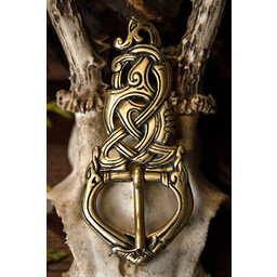 Viking klamra Midgard węża z brązu - Celtic Webmerchant