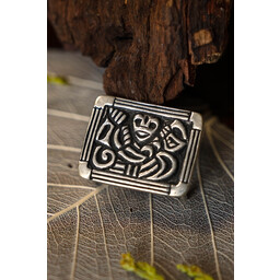 Vikingriembeslag Adelsö, verzilverd - Celtic Webmerchant