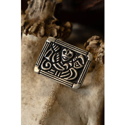 Vikingriembeslag Adelsö, verzilverd - Celtic Webmerchant