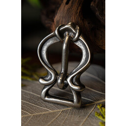 Rusvik belt buckle, silvered - Celtic Webmerchant