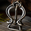 Rusvik belt buckle, silvered - Celtic Webmerchant