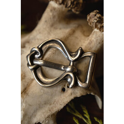 Rusvik belt buckle, silvered - Celtic Webmerchant