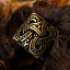 Accessorio per cintura vichingo nodo stile Borre, ottone - Celtic Webmerchant
