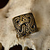 Accessorio per cintura vichingo nodo stile Borre, ottone - Celtic Webmerchant