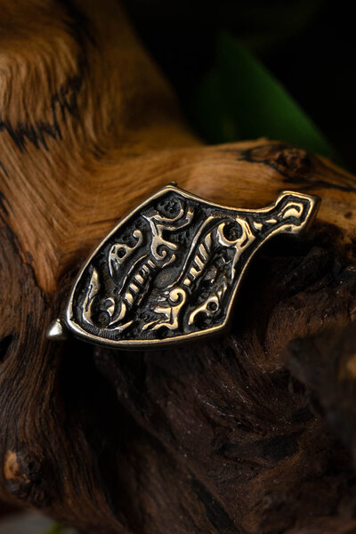 embout de ceinture, Animaux entrelacés - Celtic Webmerchant