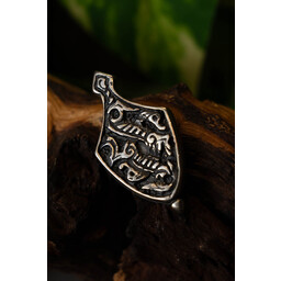 Belt end ribbon-animals - Celtic Webmerchant