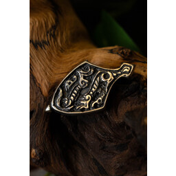 Belt end band djur, brons färg - Celtic Webmerchant