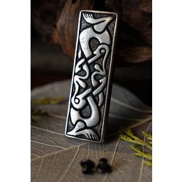 Alemannic belt fitting Niederstotzingen, silvered - Celtic Webmerchant