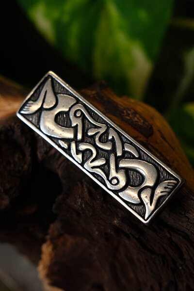 ceinture Alemannic raccord Niederstotzingen, argenté - Celtic Webmerchant