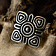 Arabic Viking jewel, silvered - Celtic Webmerchant