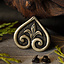 Bouton dà©coratif de ceinture, Viking, en forme de cÅ€œur - Celtic Webmerchant