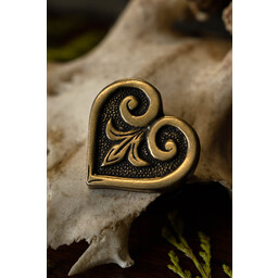 Bouton dà©coratif de ceinture, Viking, en forme de cÅ€œur - Celtic Webmerchant