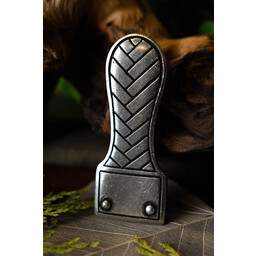 Bältesfäste Stora Migrationen, försilvrad brons - Celtic Webmerchant