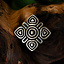 Viking Gürtelbeschlag Birka, versilberter - Celtic Webmerchant