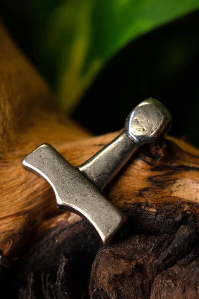 Thor's hammer Sejro, silvered - Celtic Webmerchant