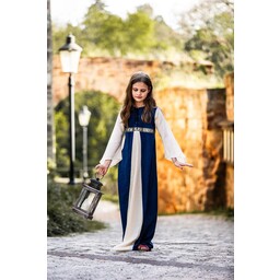 Girl's dress Ariane blue-white - Celtic Webmerchant