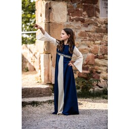 Meisjesjurk Ariane blauw-wit - Celtic Webmerchant