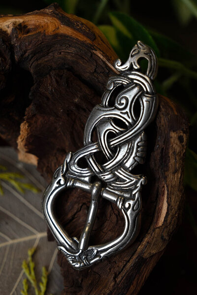 Hebilla Vikinga serpiente Midgard - Celtic Webmerchant