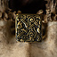 Belt fitting backward-looking animal - Celtic Webmerchant