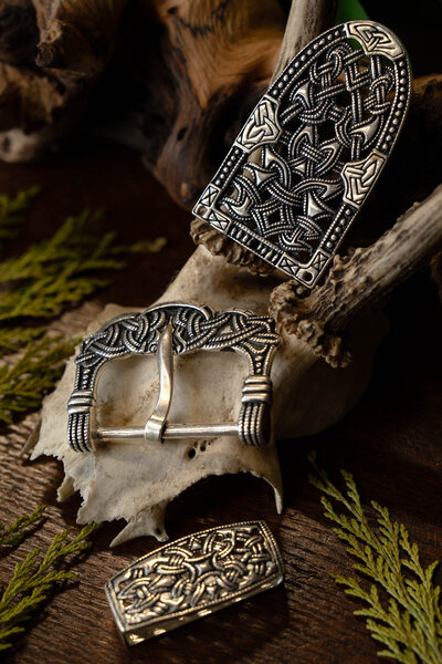 Gokstad Gürtelbeschlag Silber - Celtic Webmerchant