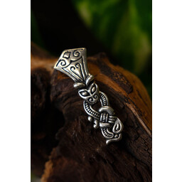 Gotland Rusvik Riemen Fitting, versilbert - Celtic Webmerchant