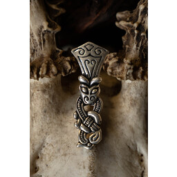 Gotland Rusvik Riemen Fitting, versilbert - Celtic Webmerchant