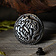 Rund bältesmontering Hordaland silverfärgad - Celtic Webmerchant