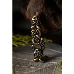 Viking belt end Borre, 1 cm (bronze) - Celtic Webmerchant