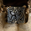 Accessorio per cintura vichingo nodo stile Borre, argento - Celtic Webmerchant