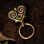 Hjerteformet Viking bælte montering med ring - Celtic Webmerchant