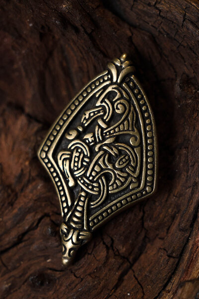 Extremo de cinturón York, zamak - Celtic Webmerchant