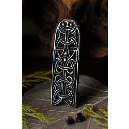 Extremo de cinturón Jorvik, color latón - Celtic Webmerchant