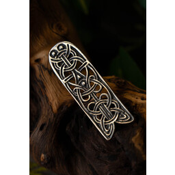 Extremo de cinturón Jorvik, color latón - Celtic Webmerchant