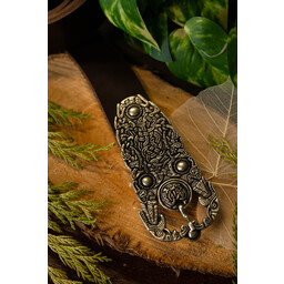 Cinturón de cuero 30 mm / 130-140 cm negro - Celtic Webmerchant