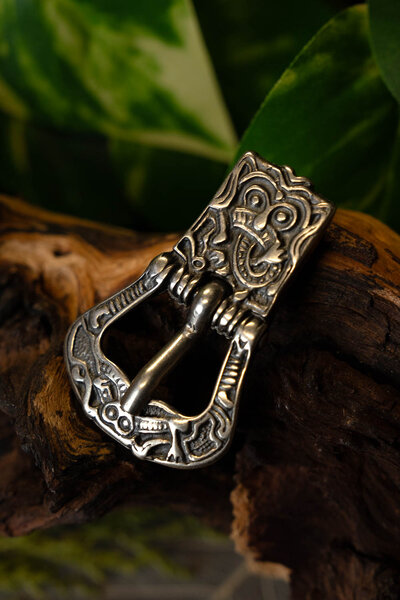 Viking klamra Birka, posrebrzane - Celtic Webmerchant
