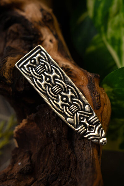Viking Gurtende Borre, versilberter - Celtic Webmerchant