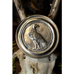 Roman phalera små eagle silverfärgad - Celtic Webmerchant