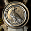 Phalera romana pequeña águila de color plata - Celtic Webmerchant