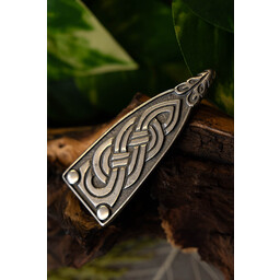Viking taśmy końcową Borre zwierzę posrebrzane - Celtic Webmerchant