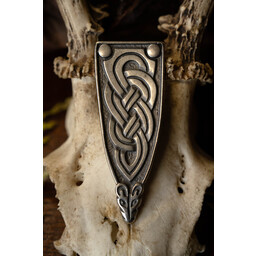 Viking taśmy końcową Borre zwierzę posrebrzane - Celtic Webmerchant