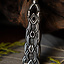 Birka belt end Borre style, silvered - Celtic Webmerchant