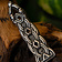 Birka belt end Borre style, silvered - Celtic Webmerchant