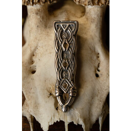 Birka belt end Borre style, silvered - Celtic Webmerchant