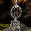 Gothic Gürtelendbeschlag 3 cm, versilberter - Celtic Webmerchant