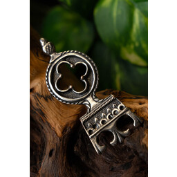 Gothic zakonczenie Pasa 3 cm, srebrna - Celtic Webmerchant