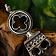 Gothic Gürtelendbeschlag 3 cm, versilberter - Celtic Webmerchant