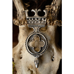 Gothic Gürtelendbeschlag 3 cm, versilberter - Celtic Webmerchant