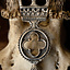 Gothic Gürtelendbeschlag 3 cm, versilberter - Celtic Webmerchant