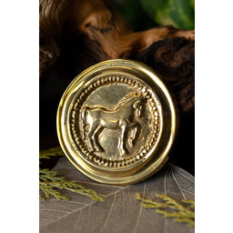 Phalera romana de color caballo de oro - Celtic Webmerchant